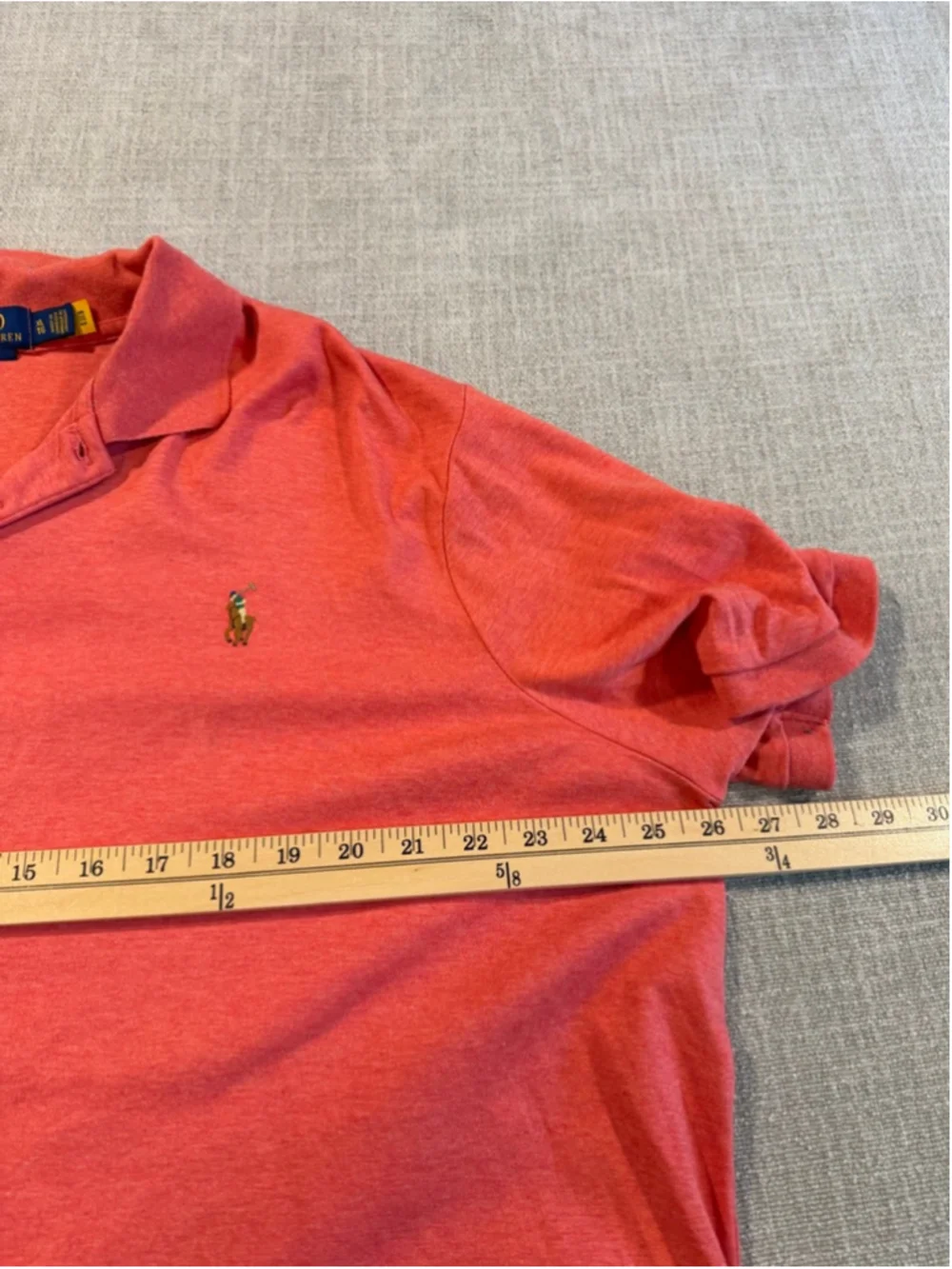 Polo Ralph lauren Soft Cotton Polo Shirt Highland Rose Heather men’s XL